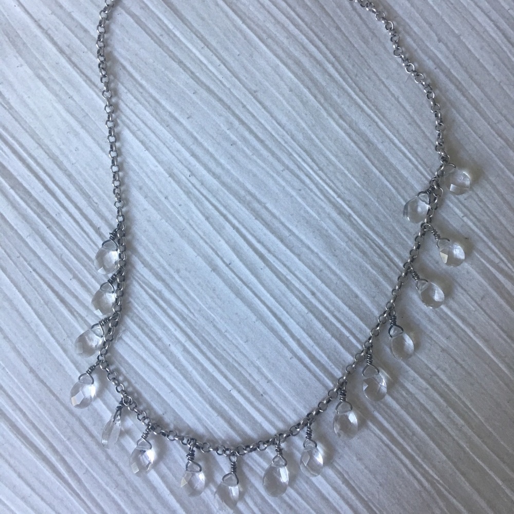 Silpada Sterling Silver and Crystal necklace
